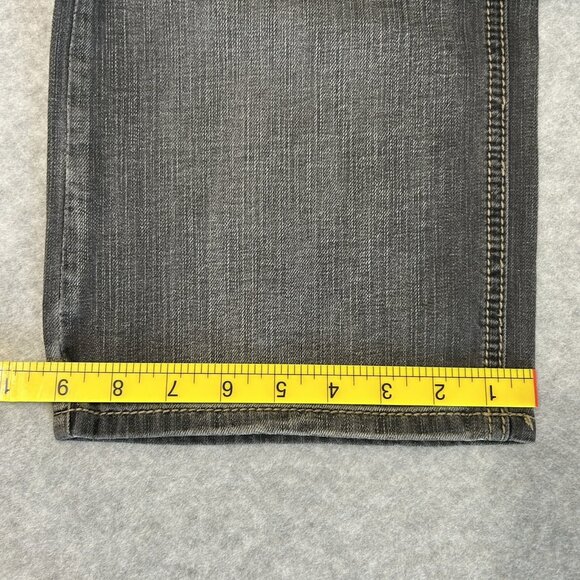 Vintage AXEL Jeans Mens 34x32 Black Rock Gray Relaxed Straight Y2K NWT Denim - Picture 5 of 11